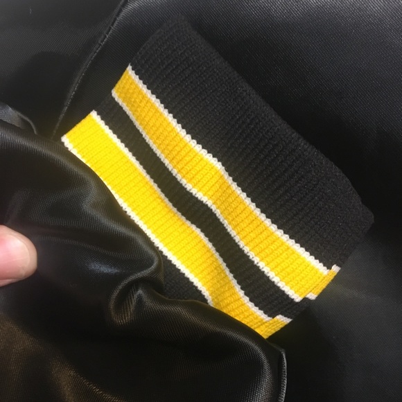 Men’s Vintage 80’s Satin Bomber Baseball Jacket - Picture 7 of 8